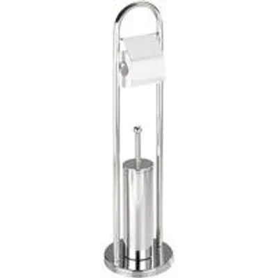 Produktbild von Famanu WC-Garnitur Vasto Edelstahl - WC-Bürstenhalter 22 x 81 x 22 cm glänzend
