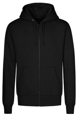 Produktbild von X.O By Promodoro - Hoodie mit durchgehendem Reißverschluss für Herren LT5157 (4XL) (Schwarz)