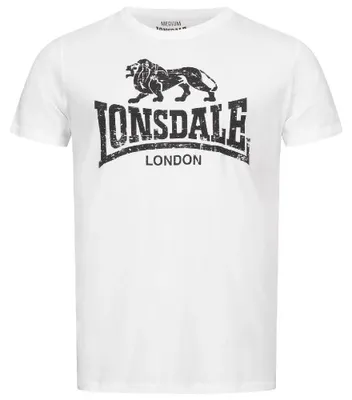 Obrázek produktu pro Pánské tričko regular fit SILVERHILL White/Black M Lonsdale