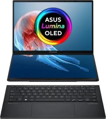 Produktbild von ASUS Zenbook DUO UX8406MA 14-Zoll-Laptop mit Ultra 9, 32 GB, 1 TB SSD, OLED-Dual-Display und QWERTY-Tastatur (spanische Tastaturbelegung)