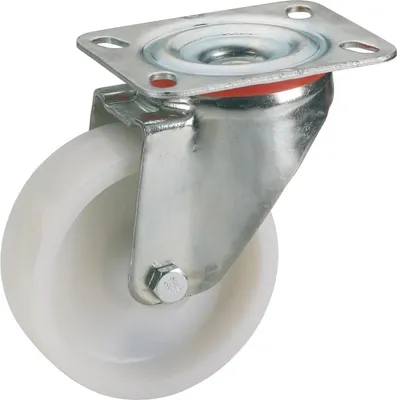 Produktbild von Lenkrolle mit Platte 80 x 30 mm, Tragkr. 100 kg