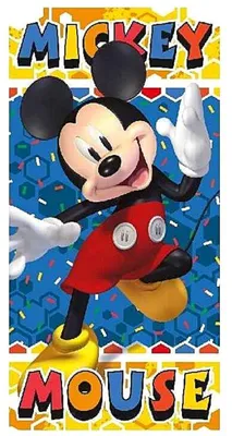 Produktbild von Mickey Mouse Strandtuch Kinder Disney Badetuch 70x140 cm aus Baumwolle