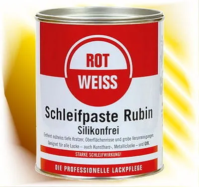 Produktbild von ROTWEISS Schleifpaste Rubin Dose (750 ml) 0,75 L (3000)