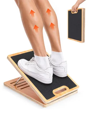 Image de Étireur pour mollets en bois, portable, pour usage domestique