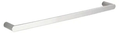 Image de Porte-serviettes 60 cm, barre porte-serviettes en acier inoxydable pour la salle de bains et la cuisine, chromé