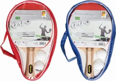 Produktbild von Idena TT-Set Turnier 2 Schläger,2 Bälle+Tasche