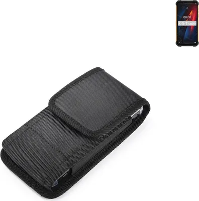 Produktbild von Holster Gürteltasche kompatibel mit Ulefone Armor 8 Pro Holster Gürtel Tasche wasserabweisend Handy Hülle Schutz Hülle Outdoor schwarz K-S-Trade