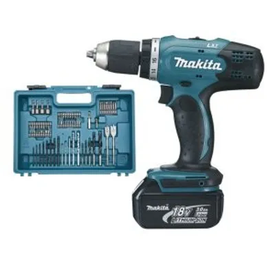Obrázok produktu pre Makita DDF453SFX1, Pištoľová vŕtačka, Čierna, Modrá, 1,3 cm, 1300 ot/min, 3,6 cm, 1,3 cm