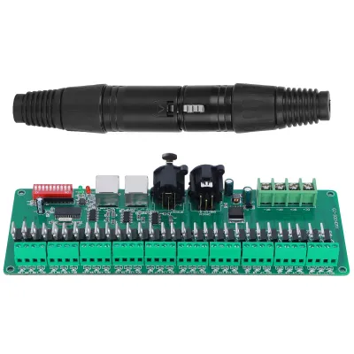 Produktbild von 30-Kanal DMX512 Konstantdecoder LED-Controller-Decoder für LED-Streifen, Bühnenbeleuchtung, Stromversorgung 5-24V