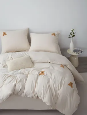 Zdjęcie produktu dla Pościel 200x200 Cuty Misie 100% mikrofibra 90 g/m² – miękka, ciepła, zamek cert.