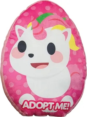 Image de Adopt Me - Coussin rembourré Licorne & Pingouin TC874 (40 cm x 30 cm x 4 cm) (Rose/Bleu)