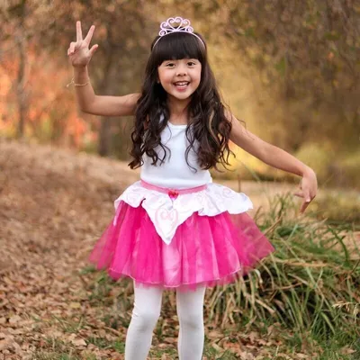 Produktbild von Dornröschen Rock und Tiara, für 4-6Jahre - Faschingsrock