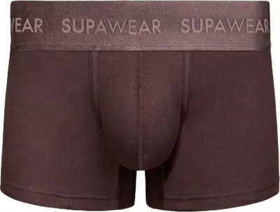 Image de SUPAWEAR - Sous-vêtement Boxeur ajusté Hommes - Ribbed Trunk Peppercorn - 1x Taille M