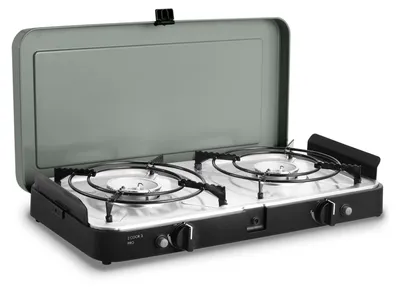 Immagine prodotto di Cadac 2-Cook 3 Pro Stove 30mbar BBQ a gas griglia da tavolo griglia da campeggio 203P1-10-EU