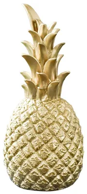 Productafbeelding van Ananas Ornament Goud - Decoratieve Tafellampen - Decoratie Woonkamer - Decoratie Slaapkamer - Decoratie Kamer - Creatief Scandinavisch Design