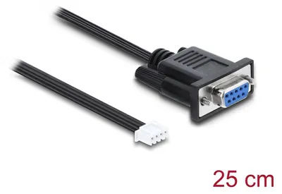 Produktbild von DELOCK Serielles Anschlusskabel RS-232 D-Sub 9Pin Bu > Bu
