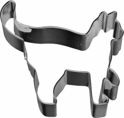 Imagen del producto de Molde para galletas Birkmann, forma de gato, para cortar galletas, forma para dulces, galletas, acero inoxidable, 6,5 cm, 195455