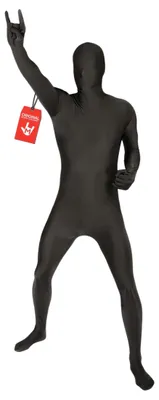Produktbild von Morphsuits Ganzkörperanzug Herren Schwarz, Body Suit, Größe XL