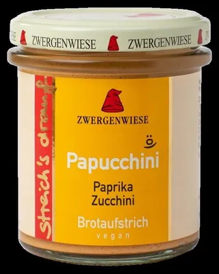 PASTA SŁONECZNIKOWA Z POMIDORAMI, PAPRYKĄ I CUKINIĄ BEZGLUTENOWA BIO 160 g - ZWERGENWIESE