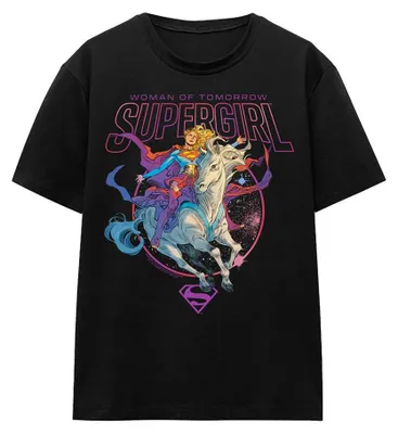 Obrázok produktu pre Tričko Supergirl – „Woman Of Tomorrow“ pre ženy TV34675 (M) (čierne)