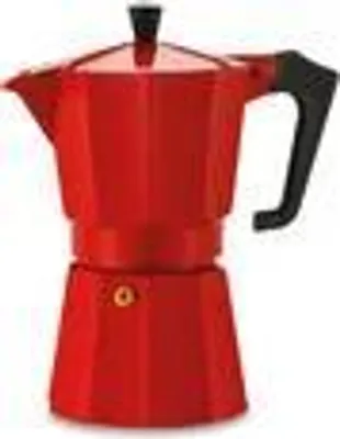 Immagine prodotto di Caffettiera italiana – PEZZETTI – ITALEXPRESS – Alluminio – 6 tazze – Rosso