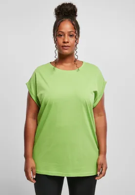 Obrázok produktu pre Dámske tričko Urban Classics Ladies Extended Shoulder Tee ghostgreen - M