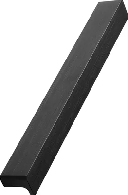 Immagine prodotto di Maniglia Furnipart Elan LA160mm - Maniglia per mobili da avvitare - Maniglia per mobili larghezza 200mm, alluminio nero opaco