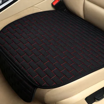 Productafbeelding van Zitkussens voor Voorstoelen van de Auto, 51 x 50 cm, Zwart