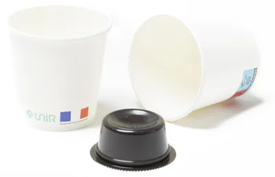 Papierbecher 200 ml, 300 Stück, weiß, für heiße & kalte Getränke