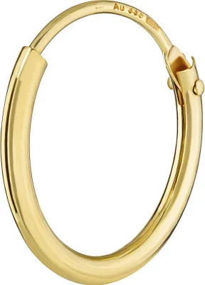 Produktbild von Einzel Herren Creole Echt Gold 333 Ohrring Ohrschmuck Ohrhänger 13mm 3752