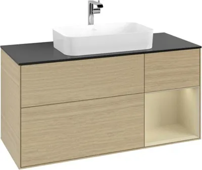 Produktbild von V&B Waschtischunterschrank Finion 120cm, Pl b m, Rg re si Gr m Lac, Oa ven