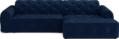 Produktbild von Emoebel24 Ecksofa L-form 260x170x80 cm Chesterfield Candi Dunkelblau