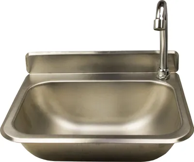Produktbild von AcMax Handwaschbecken Waschbecken Gastronomie Hygienebecken 38x19x30cm Edelstahl