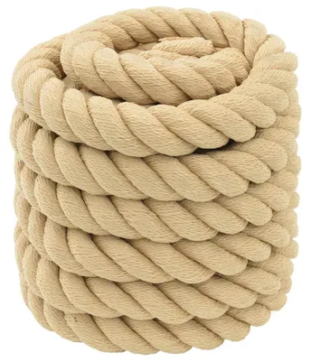 Produktbild von vidaXL Bootsseil 5 m 3 Natur PP