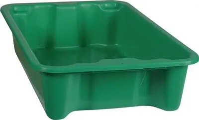 Image de Bac gerbable et emboîtable PP vert L590xl380xH135mm - K400/05 28405017