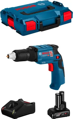 Produktbild von Trockenbauschrauber BOSCH GTB 12V-11 (1 x 6,0 Ah + GAL12V-40 + L-Boxx 102)