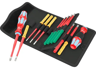 Productafbeelding van Wera 05006631001 Wera Kraftform Kompakt VDE Stainless 17 extra slim 1 TIE