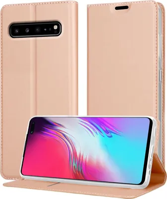 Produktbild von Cadorabo Handyhülle für Samsung Galaxy S10 5G Schutz Hülle in Rosa Cover Etui Book Case Booklet