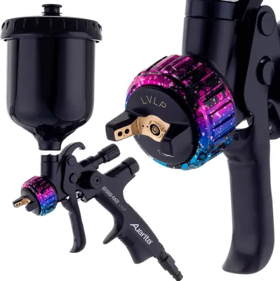 Zdjęcie produktu dla Pistolet lakierniczy LVLP 1,4 mm AUARITA BLACK 898-M2 MAGIC