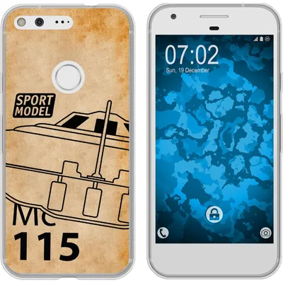 Produktbild von PhoneNatic Case kompatibel mit Google Pixel XL Silikon-Hülle Space U.F.O. M1