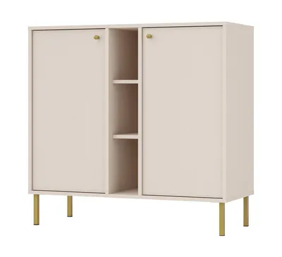 Produktbild von Kommode mit Türen IROS 2 – Beige/Gold