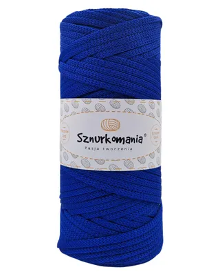 Zdjęcie produktu dla Sznurek poliestrowy 5mm 100m, płaski sznurek poliestrowy, sznurek szydełkowy, sznurek do makramy 5mm, przędza do makramy, przędza poliestrowa, błyszczący sznurek