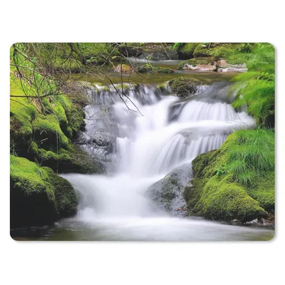 Produktbild von MuchoWow® Mauspad Mousepad Wasser - Natur - Wasserfall 40x30 cm - Mousepads - Maus Mat - Pad - Mausunterlage - Anti Rutsch