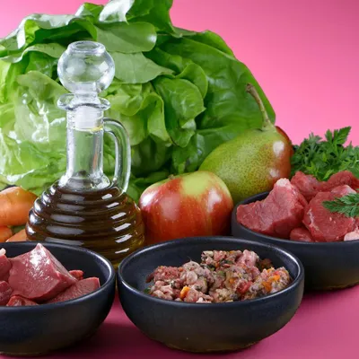 Produktbild von BARF Rind-Fertigmenü für Hunde 5x 1kg