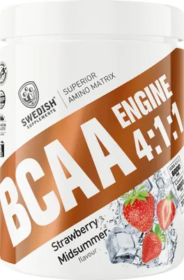 Obrázek produktu pro SWEDISH Supplements | BCAA Engine 4:1:1 Jahoda