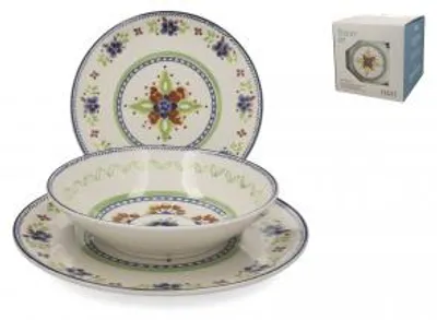 Immagine prodotto di H&H Servizio Tavola 18 Pezzi Limoges in stoneware