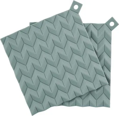 Immagine prodotto di Sottopentola antiscivolo in silicone, verde, resistente al calore