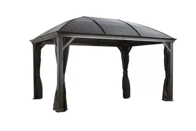 Obrázok produktu pre Sojag hliníkový altánok Moreno 10x14 z kovu záhradný altánok záhradná chatka podlaha nie je k dispozícii altánok 12,61 m²