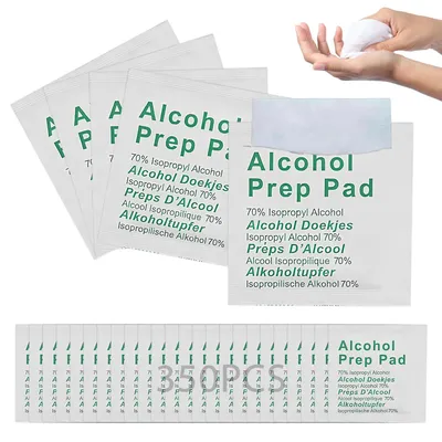 Image de Lingettes désinfectantes à l'alcool pour l'hygiène et le nettoyage