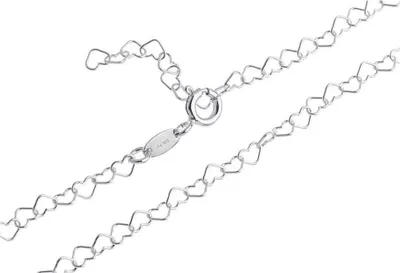 Produktbild von SILBERKETTEN STORE Fußkette Herzen klein - 925 Silber, Länge wählbar von 23-30cm - 29cm